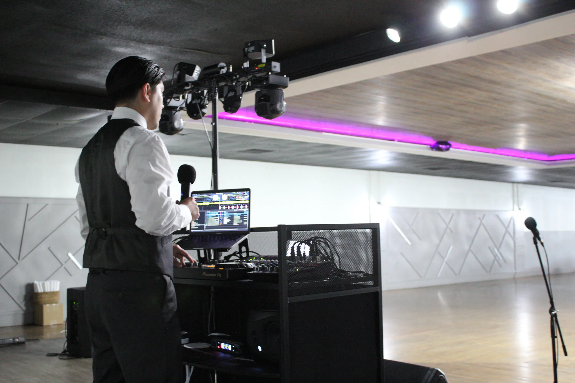 DJ Foca event setup
